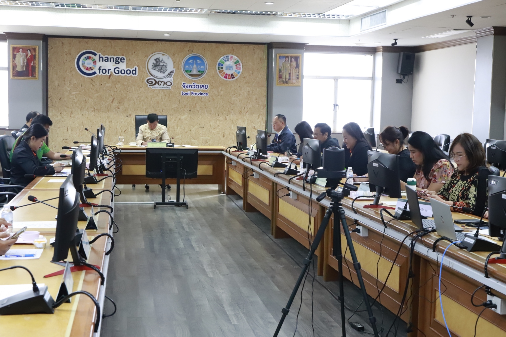 จังหวัดเลย ติดตามสถานการณ์ไฟป่า หมอกควัน และฝุ่นละอองขนาดเล็ก (PM2.5)